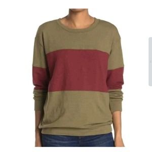 Velvet heart crew sweatshirt